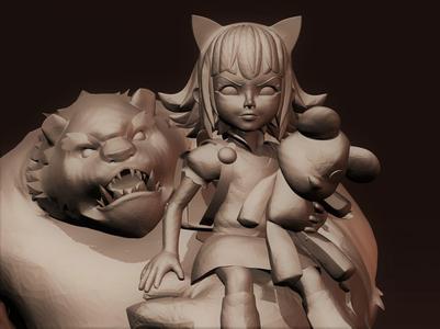 ANNIE WITH STAND - LEAGUE OF LEGENDS