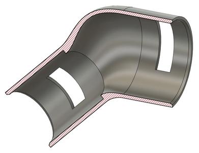 Table saw to shop vac reducer for dust collection