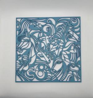 Hidden Horses Wall Art Decoration