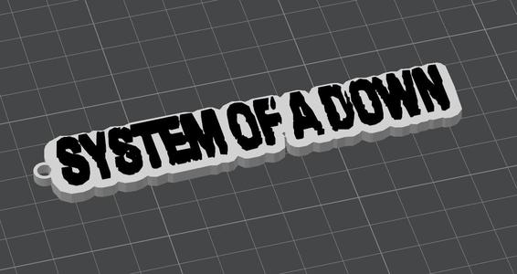 System of a Down Keychain