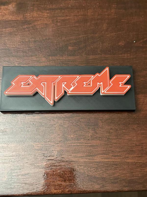 Extreme 80's band sign