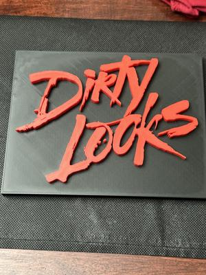 Dirty Looks 80's Band Sign
