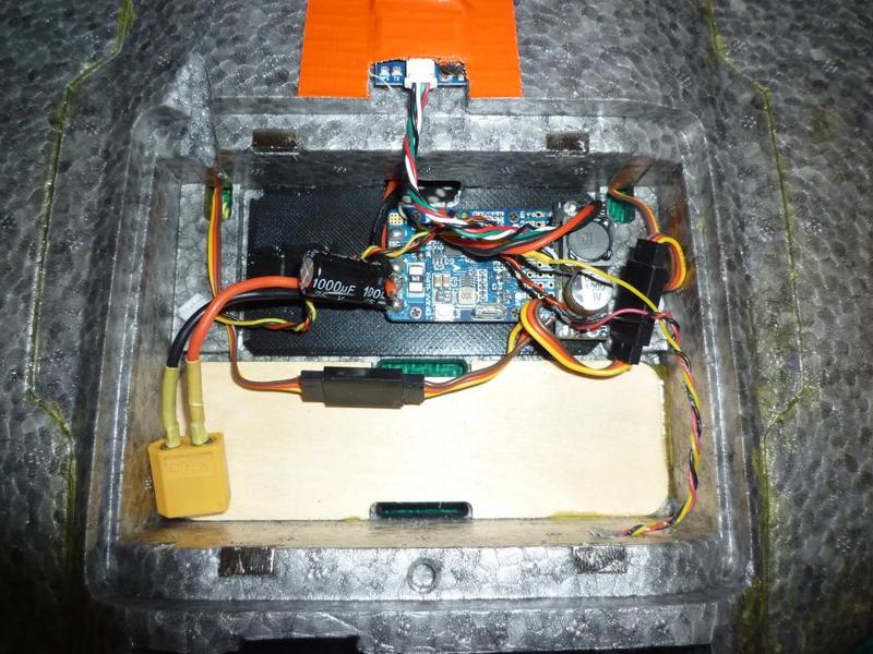 rc wing reptile s800 Matek 411 fc mount