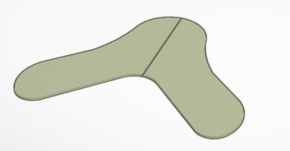 Boomerang for the last bit of your filament