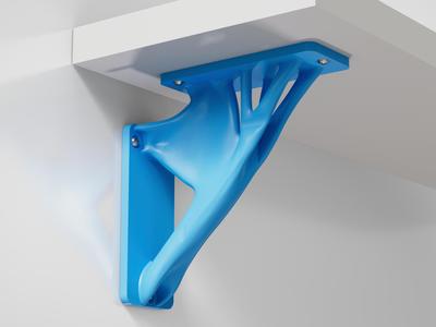 Shelf Bracket Topology Optimized - small