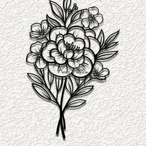 spring flower boquet a wall art home decor