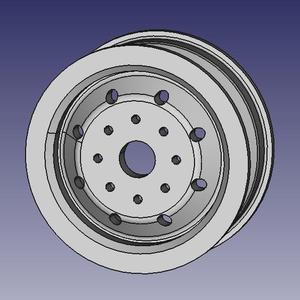 WHEEL RIM 3D FOR RC CAR VEHICLE