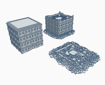 Modern Building 1 Three Stage Bundle Pack