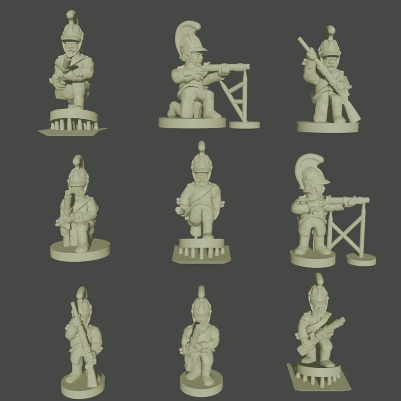 6-15mm Austrian Dismounted Dragoons NAP-AU-11