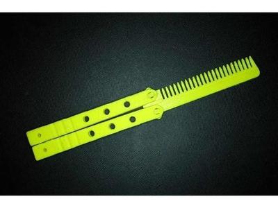 Comb knife fun gadget butterfly