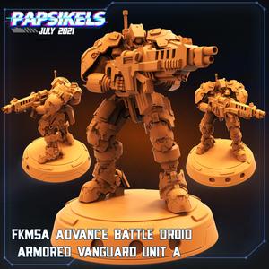 FKMSA ADVANCE BATTLE DROID ARMORED VANGUARD UNIT - A
