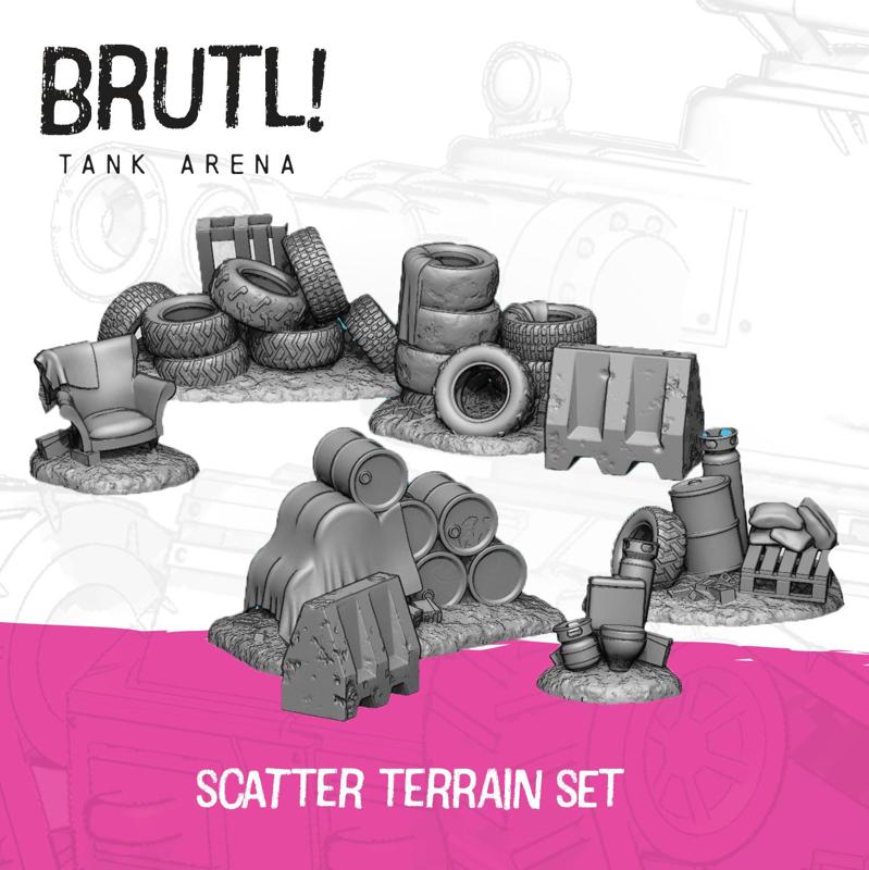BRTUL! Tank Arena | Scatter Terrain Set