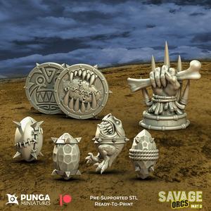 Balls, Team Marker and Rerolls for savage orcs