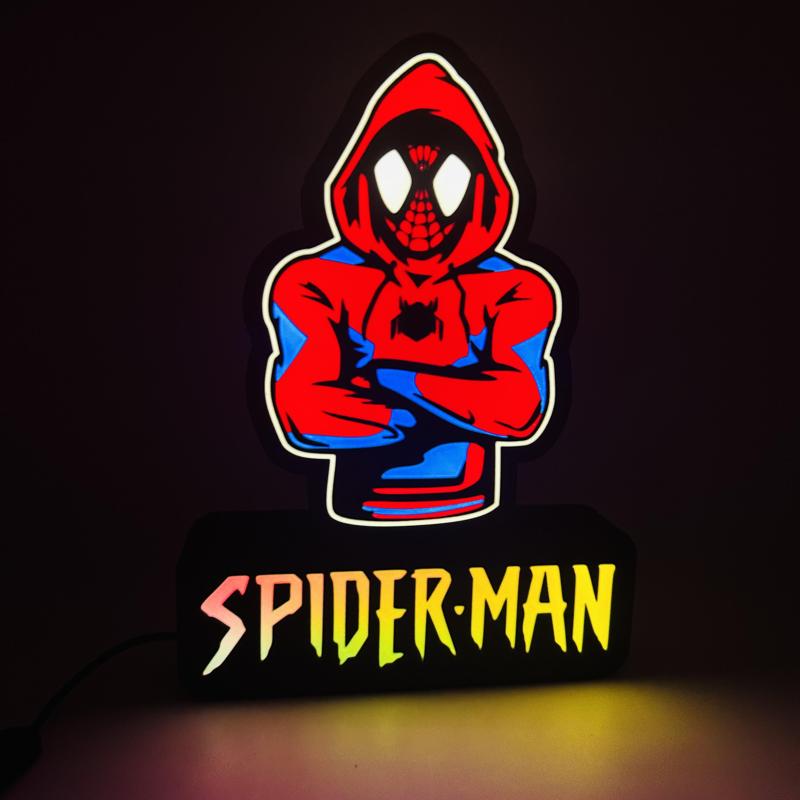 Spider Man Led Lamp