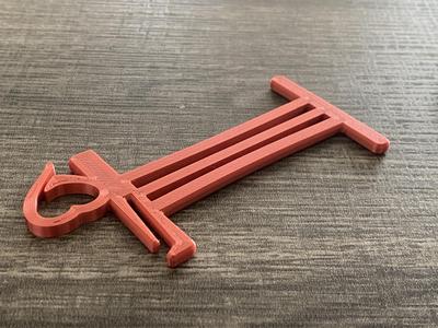 Long Yarn Bobbin with Clip