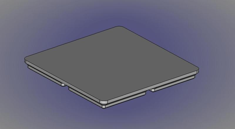 FreeCAD Gridfinity Parametric Bin Base Blank