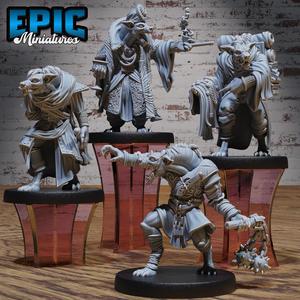 Gnoll Tribe Set A ‧ DnD Miniature ‧ Tabletop Miniatures ‧ Gaming Monster ‧ 3D Model ‧ RPG ‧ DnDminis ‧ STL FILE