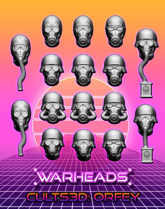 Gasmasks for the Endless Trench Warfare! (12 heads +)