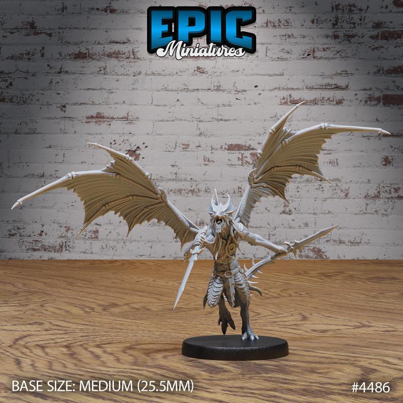 Draconic Demon Brass Attack ‧ DnD Miniature ‧ Tabletop Miniatures ‧ Gaming Monster ‧ 3D Model ‧ RPG ‧ DnDminis ‧ STL FILE