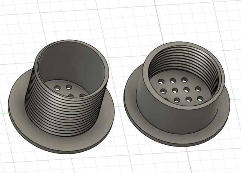 AMS Bambulab, adapter give weight and include desiccant for rolls.
