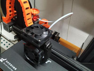 Ender 3 Hotend remix 60mm Fans