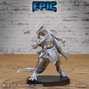 Half-Dragon Adventurer Axes ‧ DnD Miniature ‧ Tabletop Miniatures ‧ Gaming Monster ‧ 3D Model ‧ RPG ‧ DnDminis ‧ STL FILE