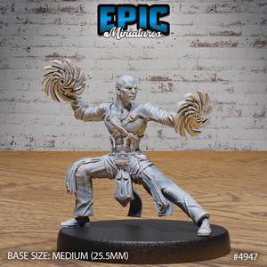Monk Adventurer Male Chi ‧ DnD Miniature ‧ Tabletop Miniatures ‧ Gaming Monster ‧ 3D Model ‧ RPG ‧ DnDminis ‧ STL FILE