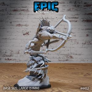 Naga Savage Shooting ‧ DnD Miniature ‧ Tabletop Miniatures ‧ Gaming Monster ‧ 3D Model ‧ RPG ‧ DnDminis ‧ STL FILE