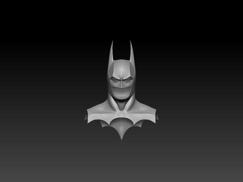 BATMAN BUST FOR 3D PRINT