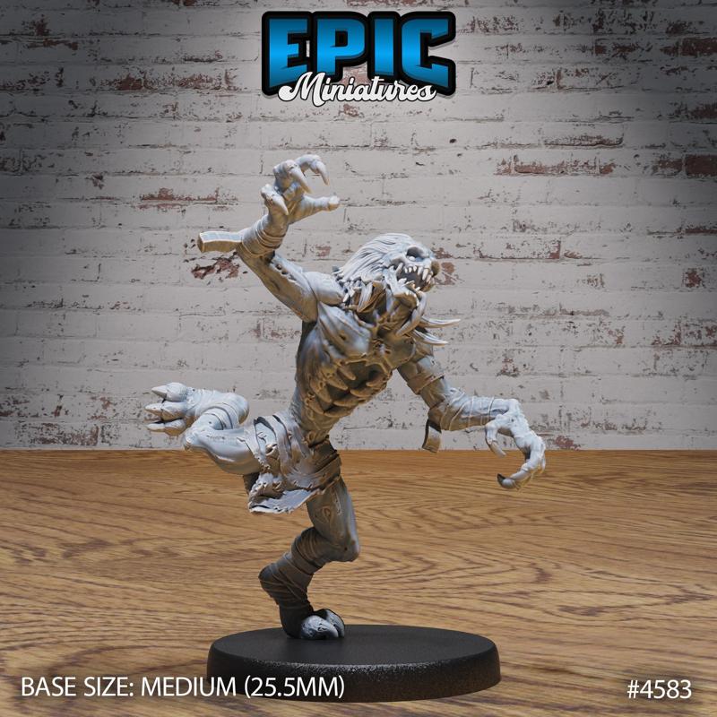 Ghoul Classic Hunt ‧ DnD Miniature ‧ Tabletop Miniatures ‧ Gaming Monster ‧ 3D Model ‧ RPG ‧ DnDminis ‧ STL FILE