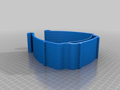 Face shield holder for DIN A4 shields with "888" perf., stacked