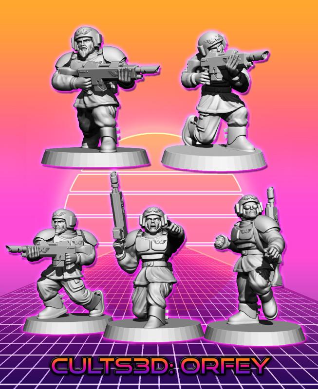 Guards in Combat! - Couragous Military!