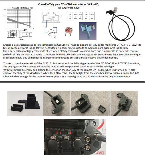 JVC GY-HC900 Follow Tally