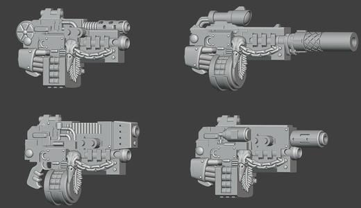 Umbra Vengeance Bolter combi-weapons