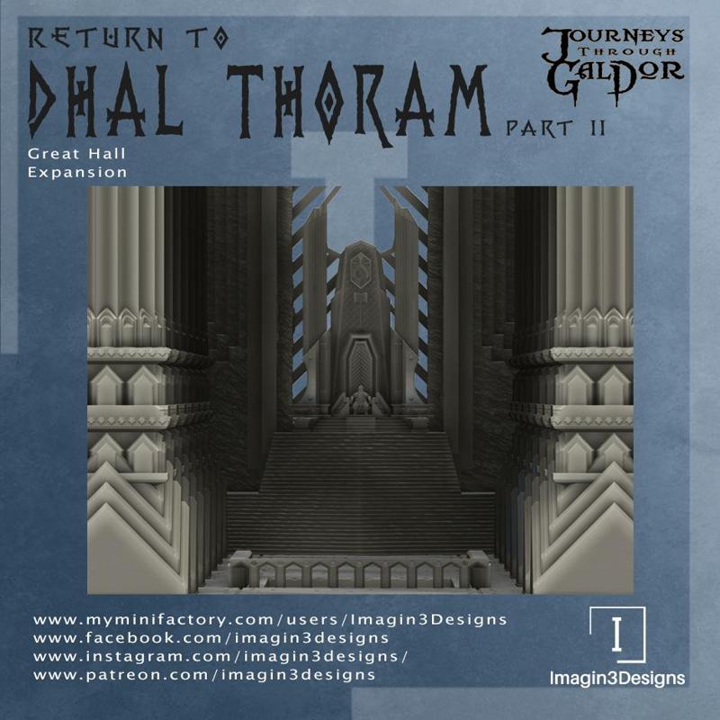 Dhal Thoram Great Hall - Dwarven Stronghold