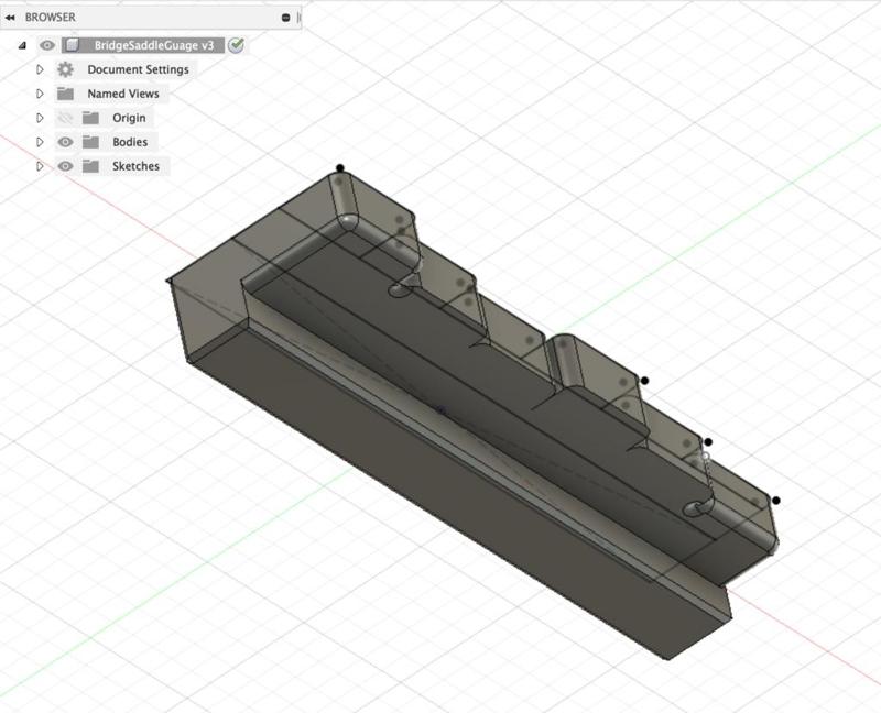 Bridge Saddle Guage
