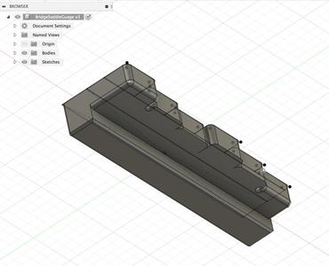 Bridge Saddle Guage