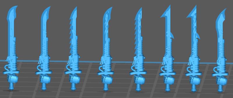 Raven Guard Force Swords