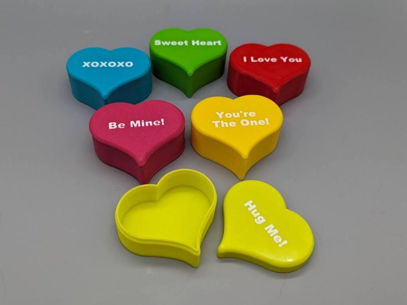 Heart Box With Custom Text