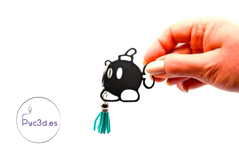 BOB-OMB MARIO BROS KEYCHAIN