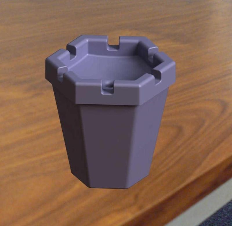 3D Printable Ashtray