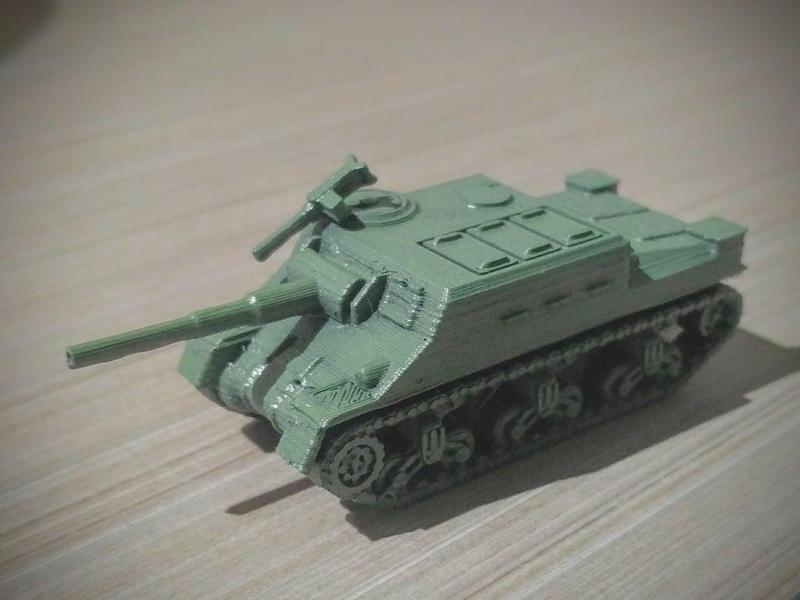 M7 Assault Gun (fictional) easy print