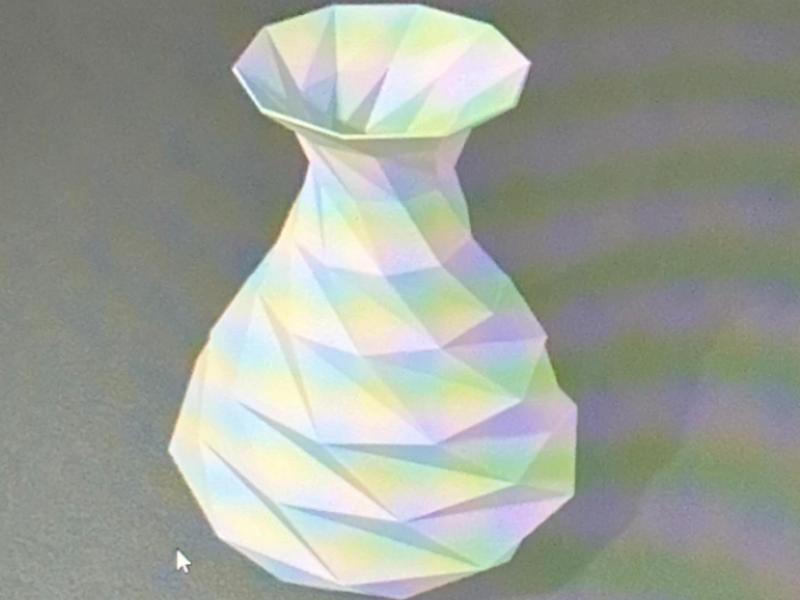 Low poly vase