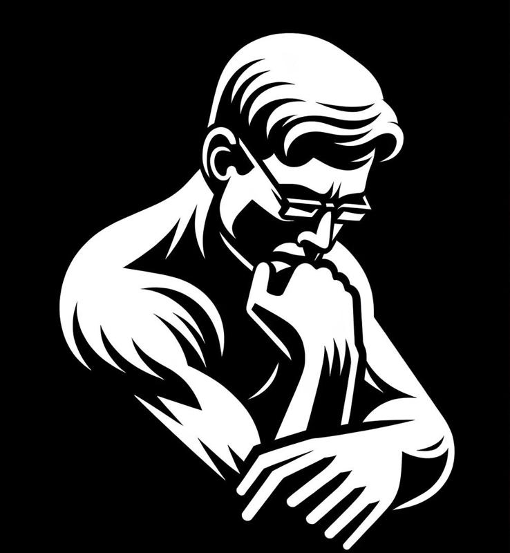 Thoughtful Pose 2D 3D Art