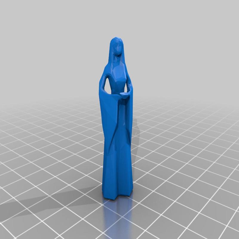 bretonnian lady of the lake statue - terrain