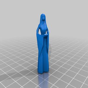 bretonnian lady of the lake statue - terrain