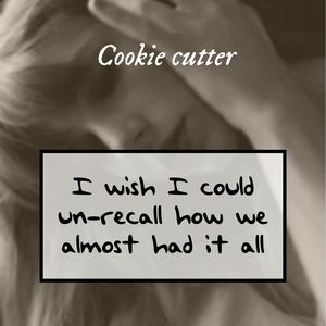 Taylor Swift TTPD "I wish I could un-recall" Cookie cutter