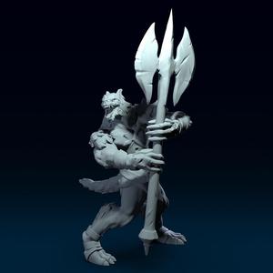 Werewolf Warrior 3D print model