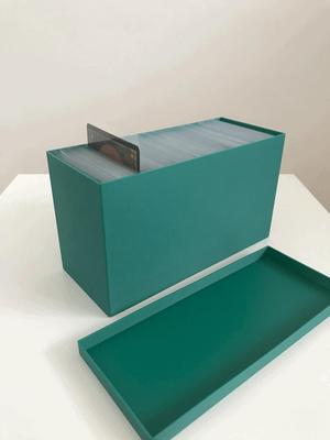 Card box for 400 sleeved cards