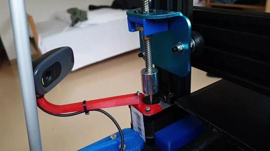 Cam Mount for Stepper Motor (compatible with Sidewinder X1) for Logitech C270